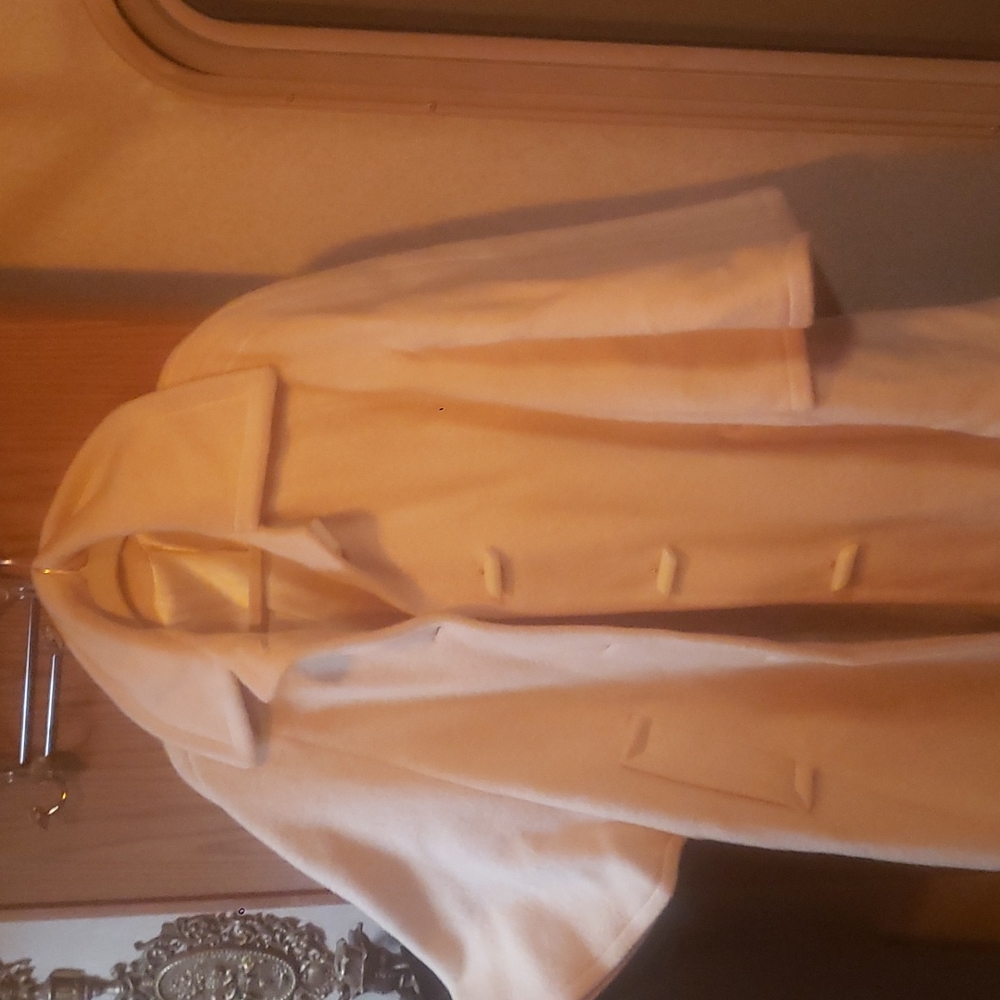 Ladies Vintage 100% wool mid trench coat